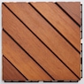 Set of 8 Outdoor Wood Patio Tiles, , large