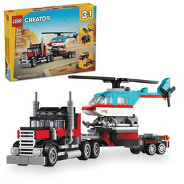 LEGO Creator Flatbed Truck with Helicopter, , large