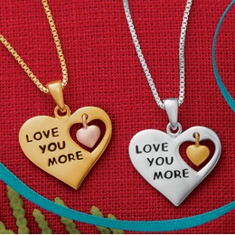 Love You More Pendant, , large