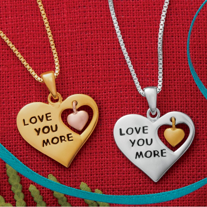 Love You More Pendant, , large
