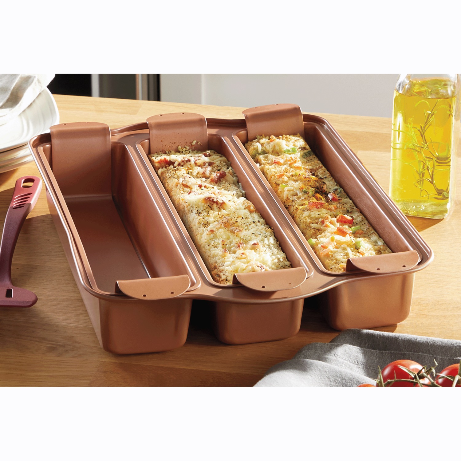 Copper loaf pan shop