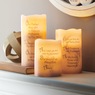 Set Of 3 Lord's Prayer Led Candles, , large