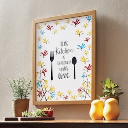 Seasoned with Love Wall Art, , large