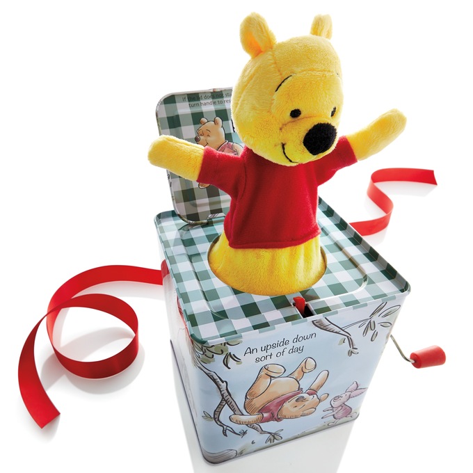Winnie the Pooh Jack-in-the-Box, Yellow, large