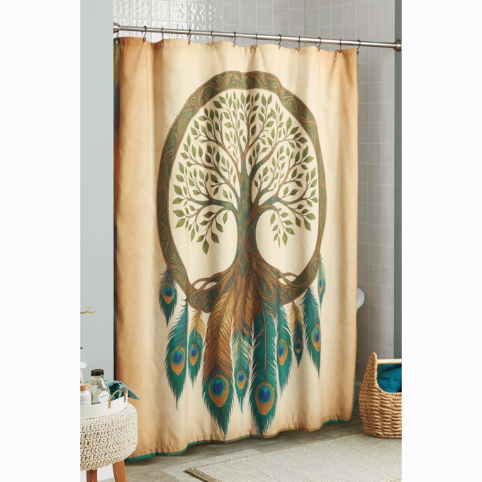 Wynonna Shower Curtain, Multi, large