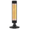 Optimus Indoor/Outdoor Infrared Tower Heater, Black, large