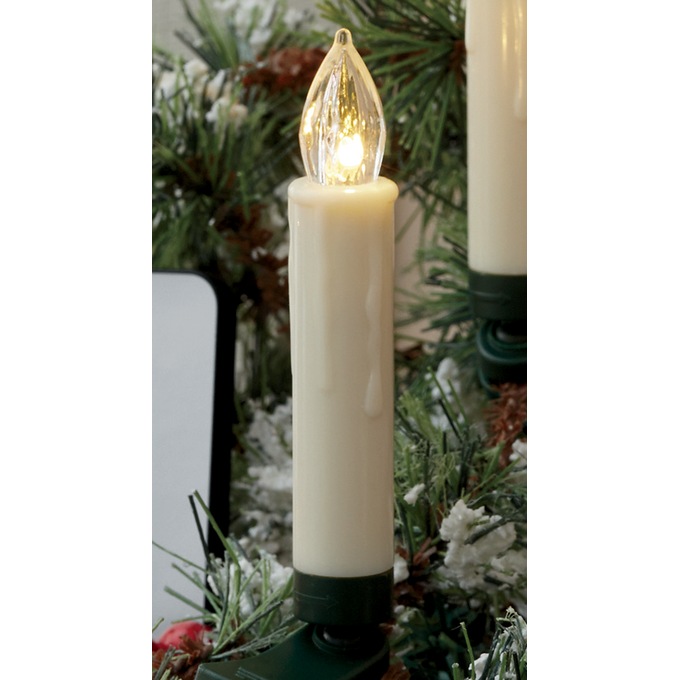10-Piece LED Taper Candles, , large