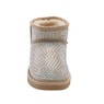 Azalea Wang Faux-Suede Fairytale Rhinestone Bootie with Faux Fur Lining for Women, , large
