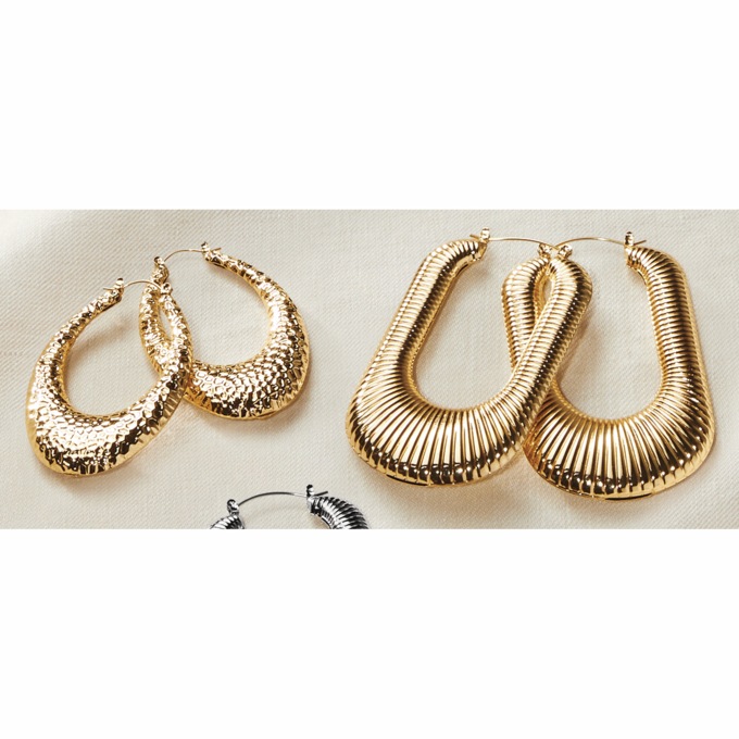 2-Pair Hoop Set, , large