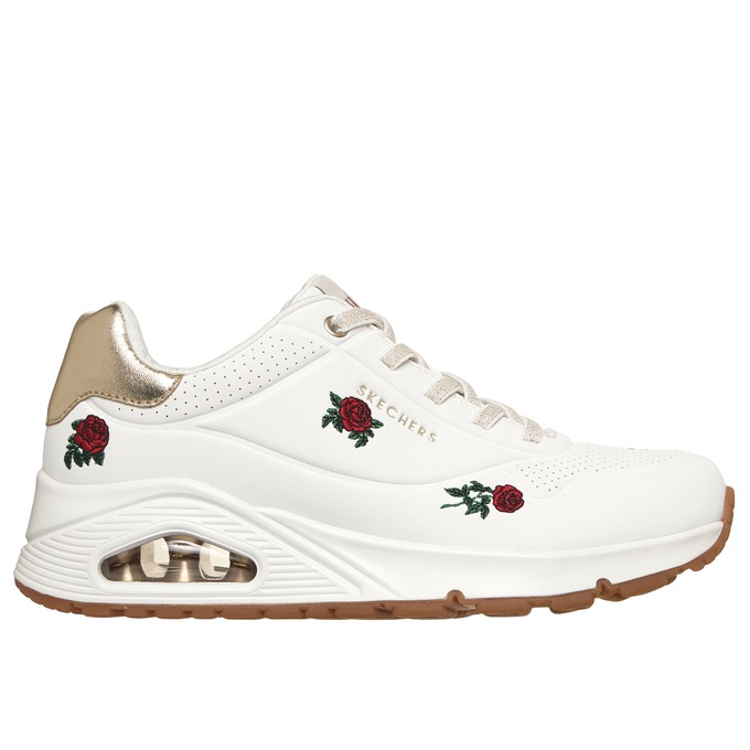 Skechers Uno Champagne and Roses Shoe with Air-Cooled Memory Foam, , large