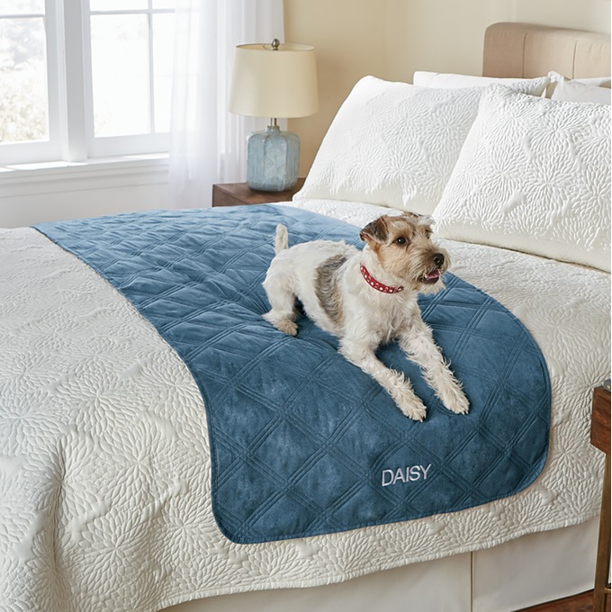 Faux-Suede Waterproof Bed Protectors, , large