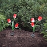 Set of 2 Solar Tulip Lights, , large