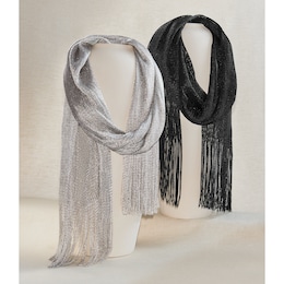 Metallic Scarf, , large