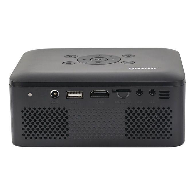 Emerson Portable Projector Bundle, Black, large