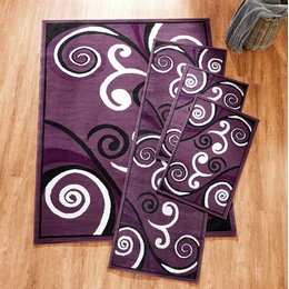 Billow 4-Piece Rug Set, , large