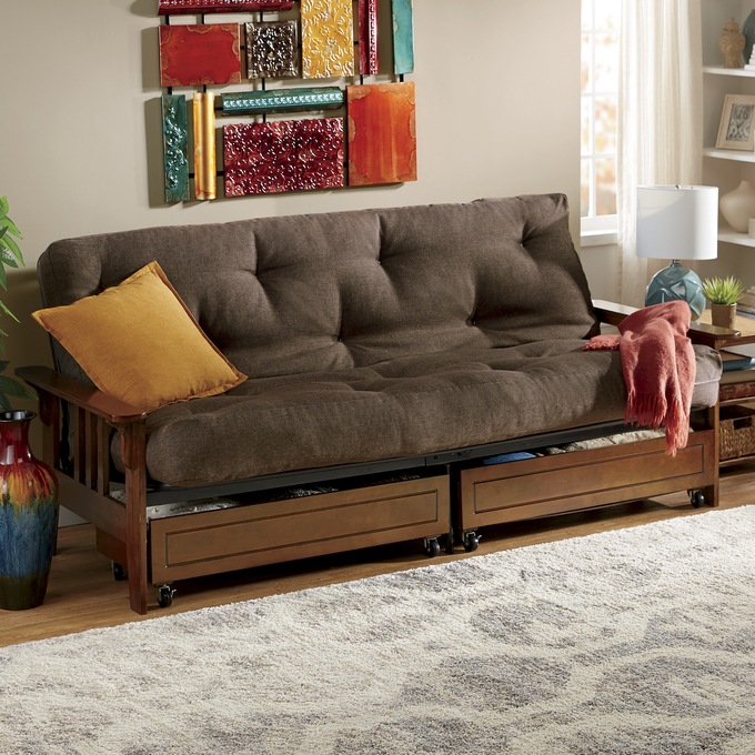 Mission Storage Futon Frame, , large