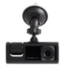 Dual-Channel Dash Cam with Front/Back Recording, Black, large