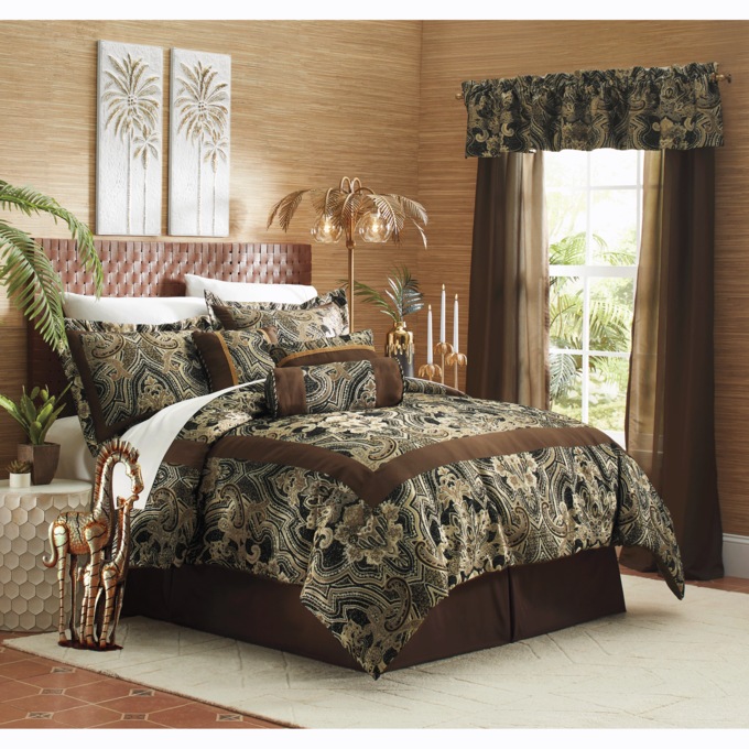 Octavia Jacquard 7-Piece Comforter Set, , large