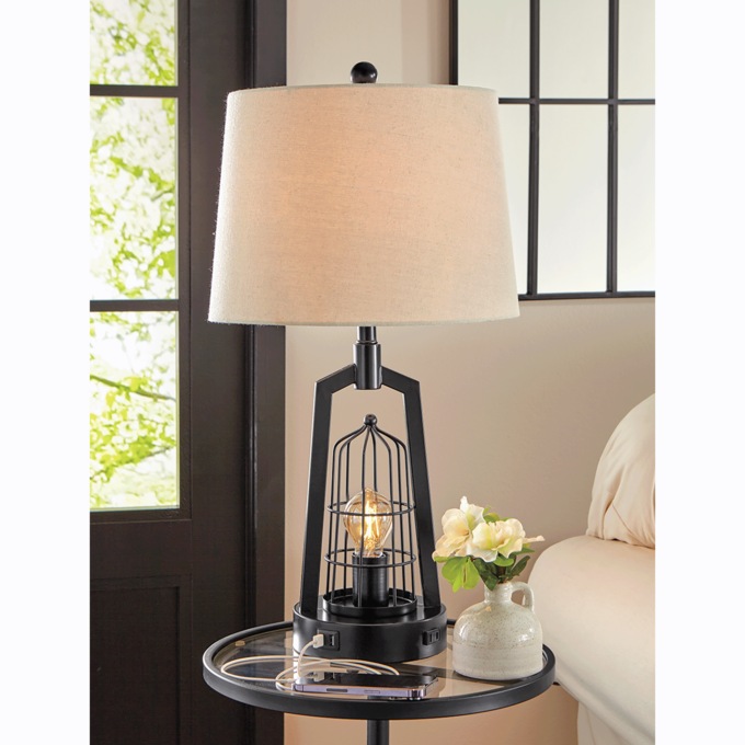 Bronn Caged Table Lamp, , large
