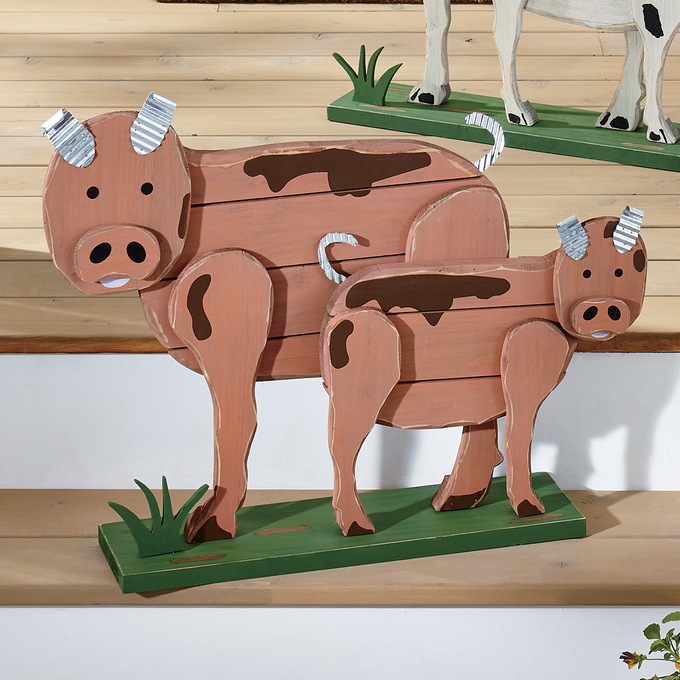 Chunky Wood Cutouts Farm Animal | Montgomery Ward