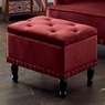 Ember Tufted Ottoman, , large