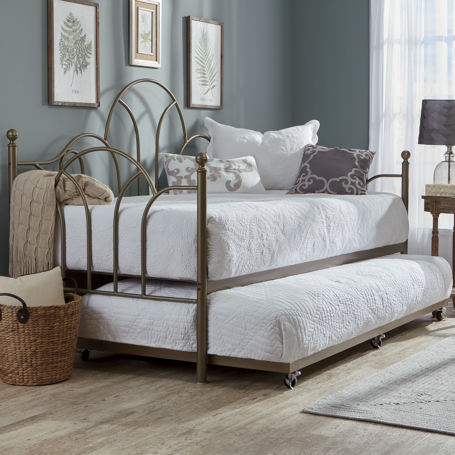 Metal Daybed Trundle Montgomery Ward