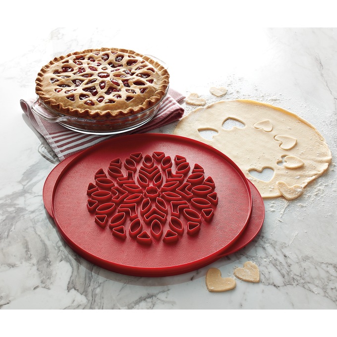 Nordic Ware Lattice & Hearts Pie-Top Cutter, , large