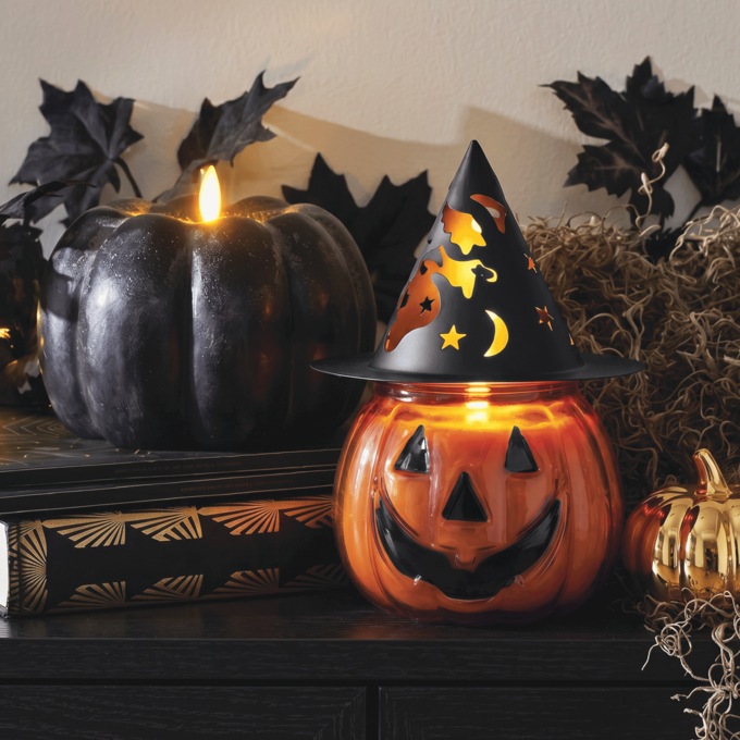 Pumpkin Pie Glass Candle, , large