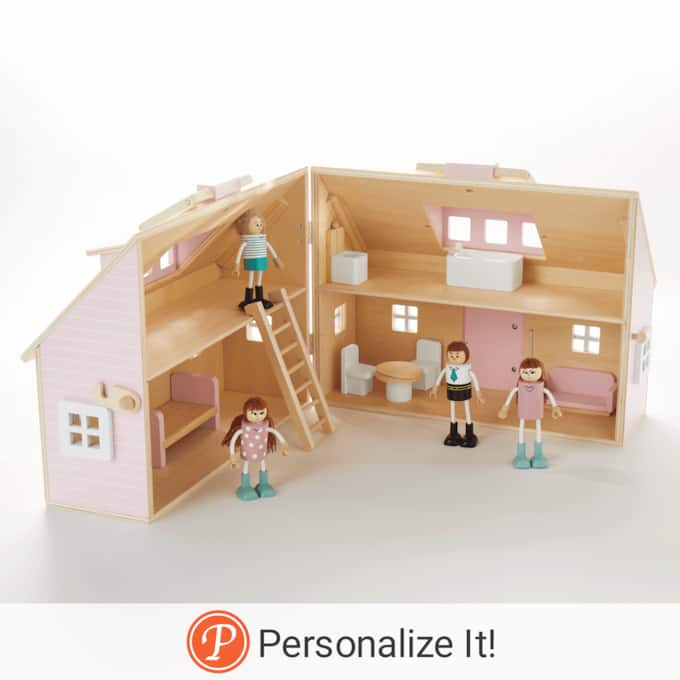 Personalized Cottage Dollhouse, , large