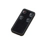 Black Media Fireplace with Remote, , large