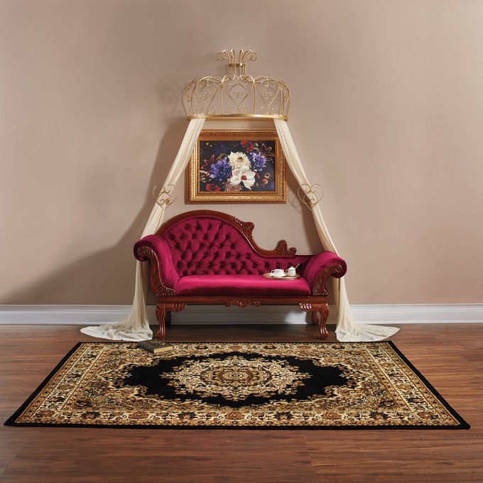 Floral Kirman Rug - 8' x 10', , large