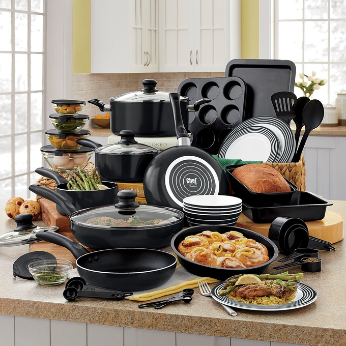 Chef Tested 50-Piece Mega Kitchen Set by Wards, , large