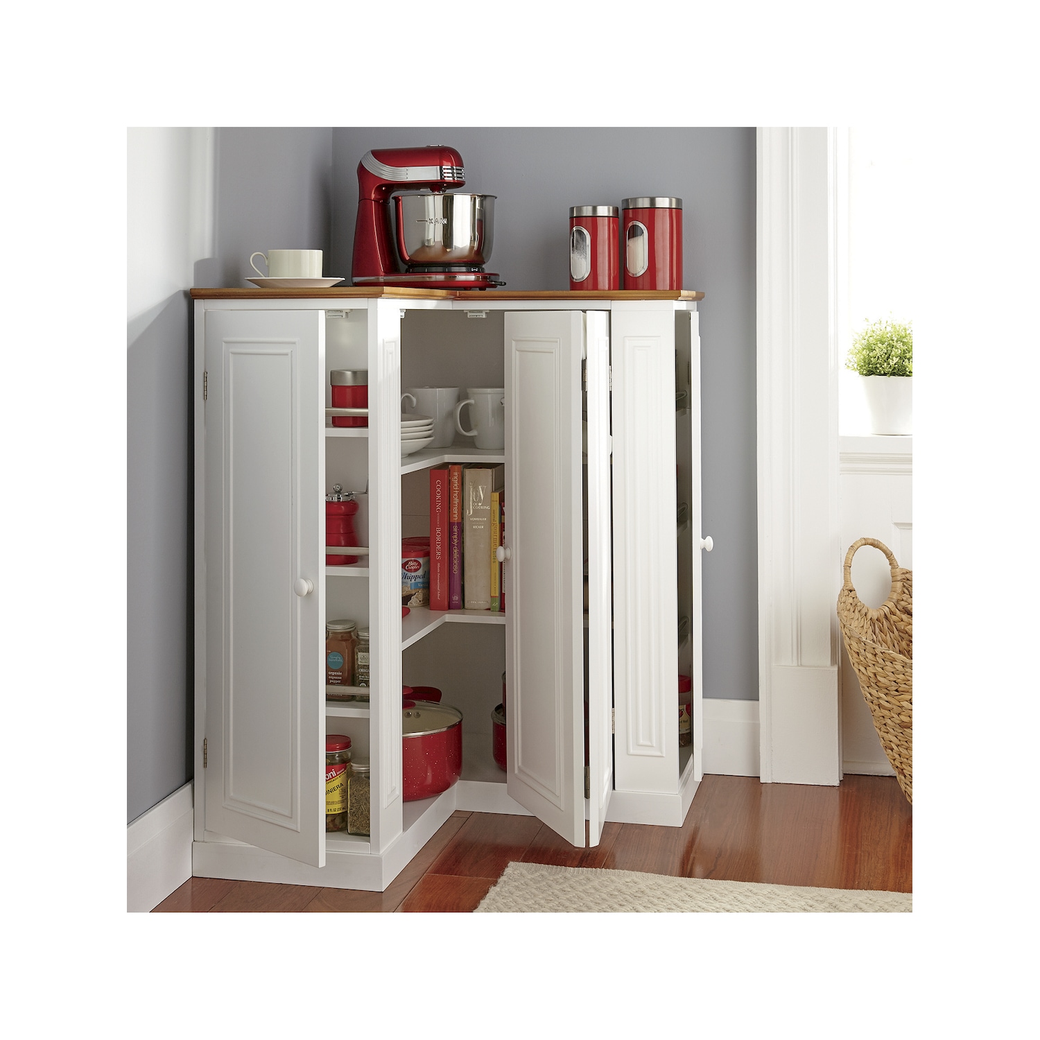 Corner Storage Cabinet | Montgomery Ward