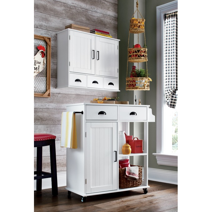 Miller Kitchen Cart and Wall Storage, , large
