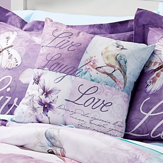 Violet Accent Pillow, , large