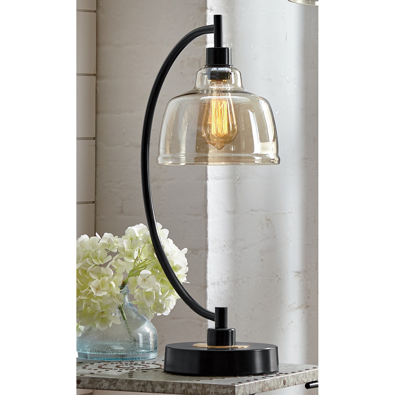 Farmhouse Table and Floor Lamp | Montgomery Ward