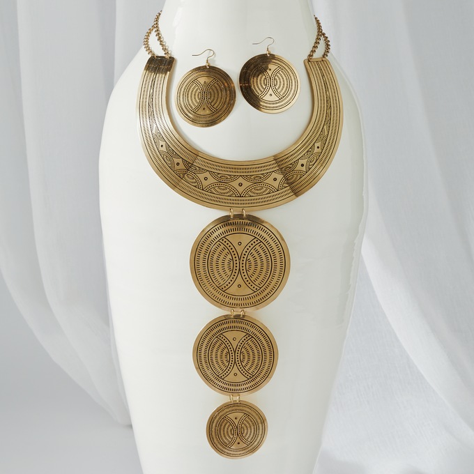 Halle Necklace & Earring Set, , large