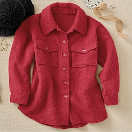 Solid Shacket, , large