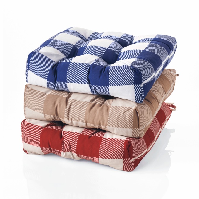 Buffalo Check Chair Pad, , large
