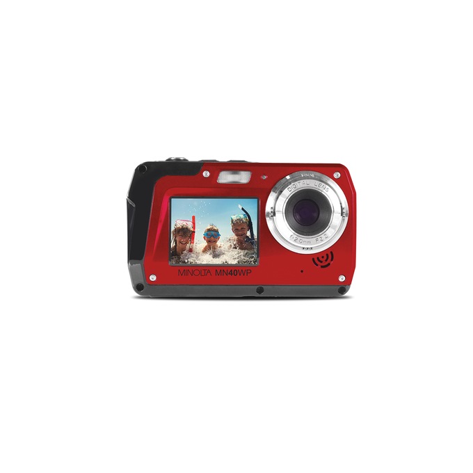 Minolta Dual-Screen Waterproof Digital Camera, , large