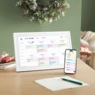 ProScan 15.6" Digital Family e-Calendar, White, large