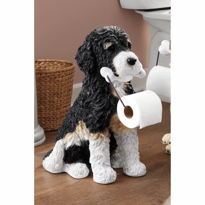 Dog Toilet Paper Holder, , large