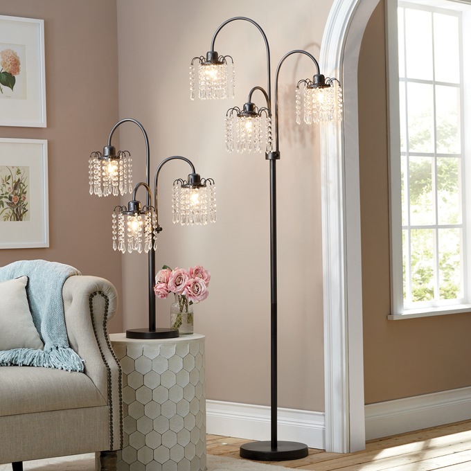 Dripping Jewels Table and Floor Lamps, , large