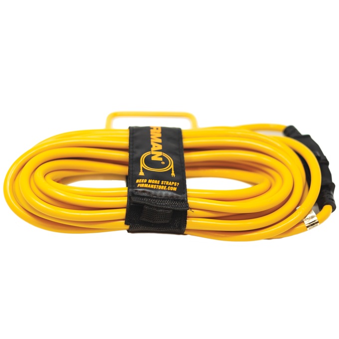 FIRMAN 25-ft. Heavy Duty Generator Power Cord with Strap, Yellow, large