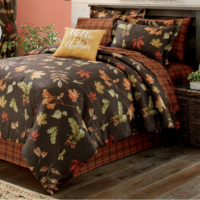 Autumn Leaves Complete Bed Set, , large