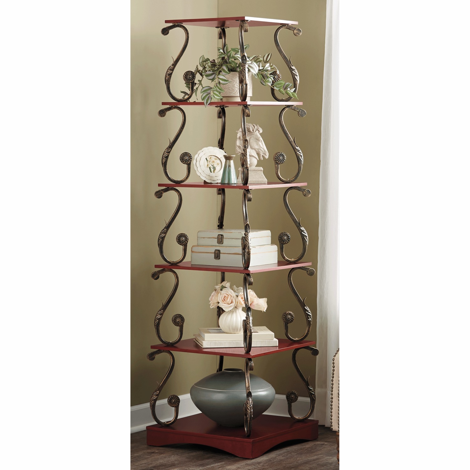 E&YのDISPLAY SHELVES Scroll Display Shelf | Montgomery Ward