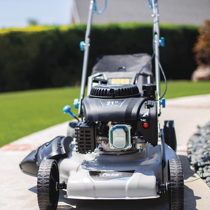 Pulsar 21" 200CC 3-in-1 Self-Propelled Lawn Mower, Black, large
