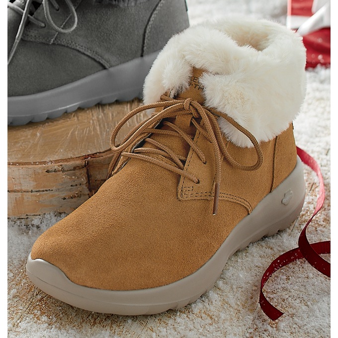 Skechers on the go joy lush ankle boot on sale