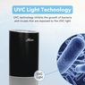 Hunter HP450 HEPA/UVC Tower Air Purifier, Black, large