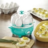Elite Gourmet 7-Egg Cooker with Timer, Turquoise, large